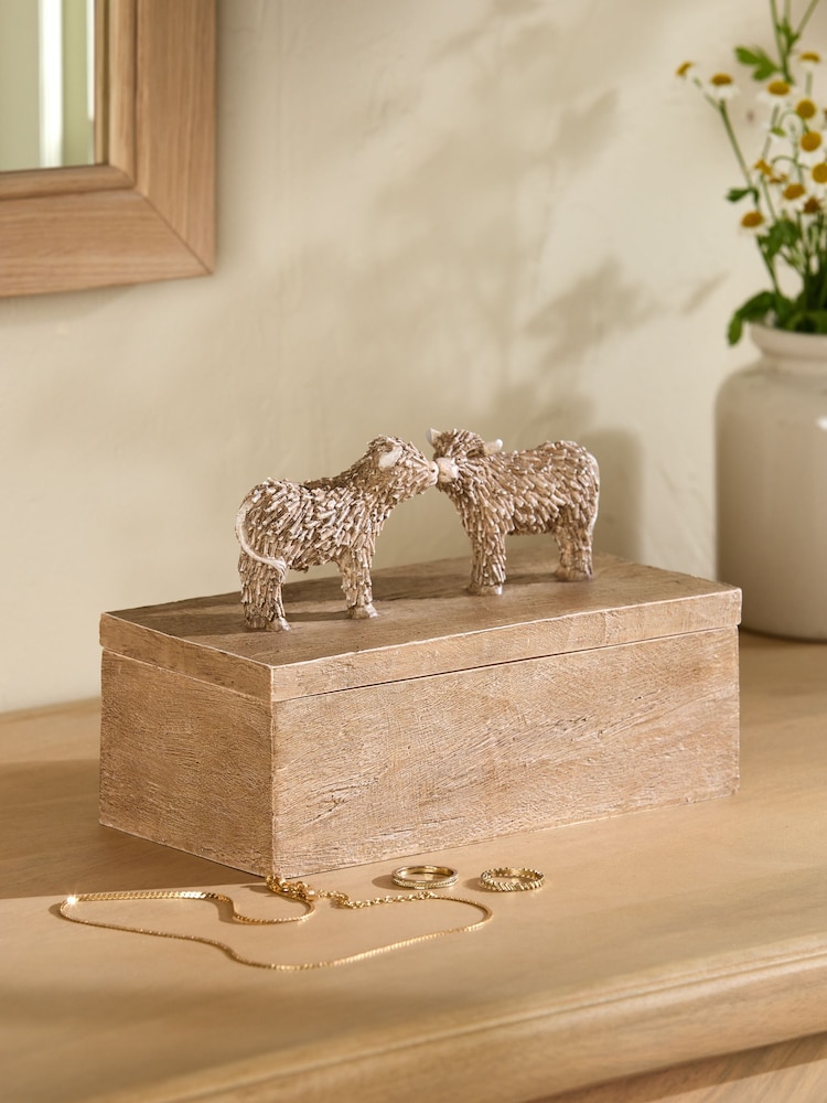 Hamish The Highland Cow Jewellery and Storage Box - Image 1 of 6