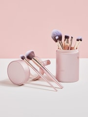 10 Piece Makeup Brush Set and Travel Case - Image 1 of 3