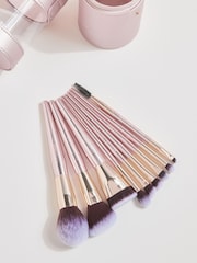 10 Piece Makeup Brush Set and Travel Case - Image 2 of 3