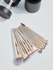 10 Piece Makeup Brush Set and Travel Case - Image 2 of 3