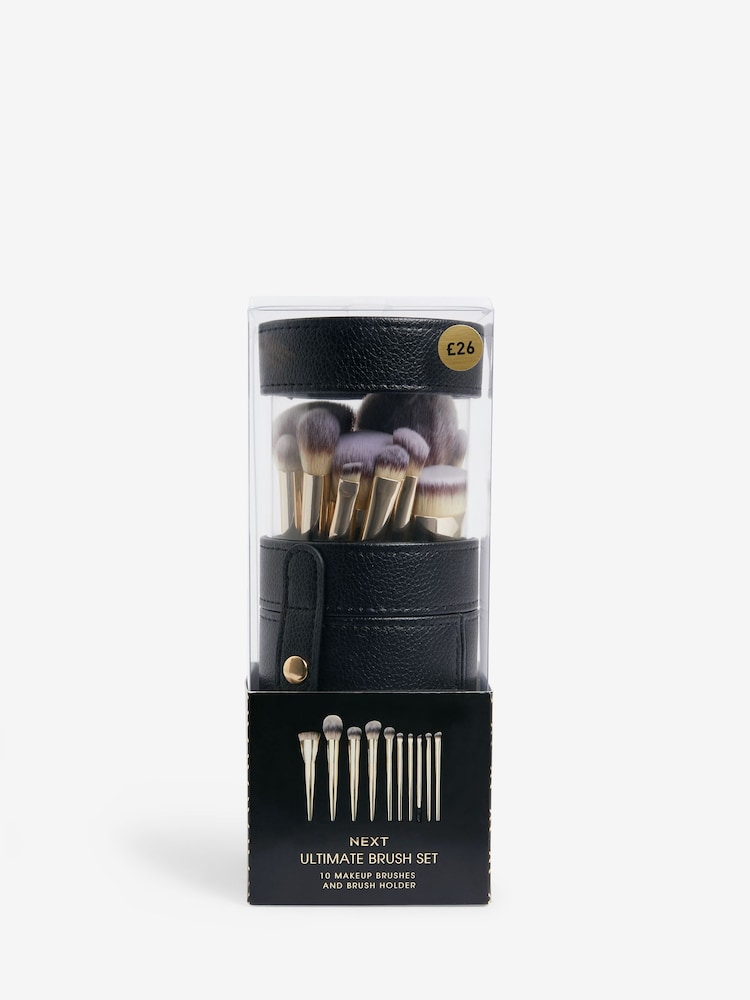 10 Piece Makeup Brush Set and Travel Case - Image 3 of 3