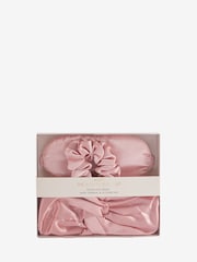 Satin Eye Mask, Sleep Turban And Scrunchie Gift Set - Image 3 of 3