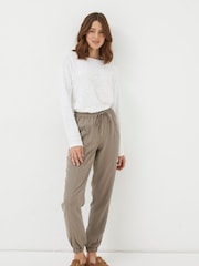 FatFace Lyme Brown Cargo Cuffed Joggers - Image 3 of 5