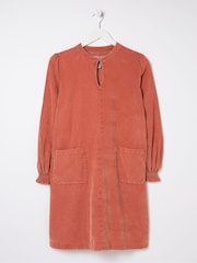 FatFace Orange Cord Tunic Dress - Image 5 of 5