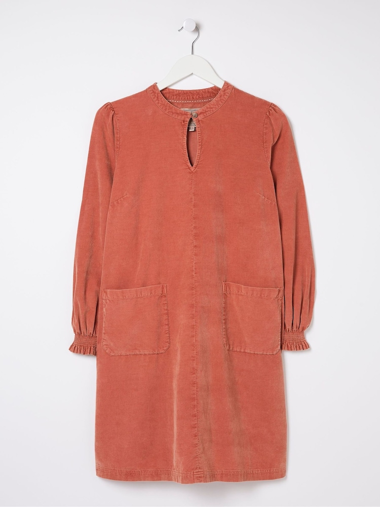 FatFace Orange Cord Tunic Dress - Image 5 of 5