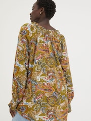 FatFace Green Prairie Paisley Tunic - Image 3 of 6