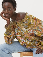 FatFace Green Prairie Paisley Tunic - Image 4 of 6