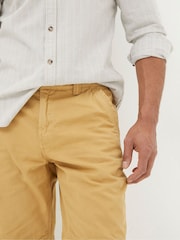 FatFace Cove Yellow Flat Front Shorts - Image 3 of 4