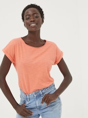 FatFace Orange T-Shirt - Image 1 of 4