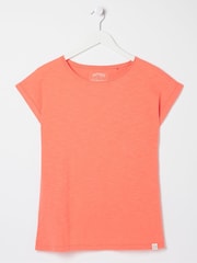 FatFace Orange T-Shirt - Image 4 of 4