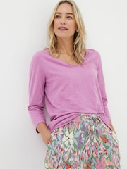 FatFace Pink Porter T-Shirt - Image 1 of 5
