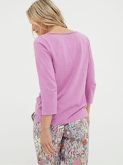FatFace Pink Porter T-Shirt - Image 2 of 5