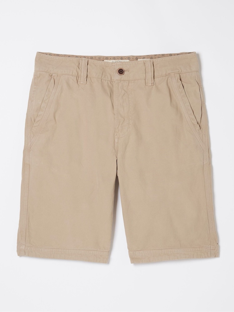 FatFace Cove Natural Flat Front Shorts - Image 4 of 4