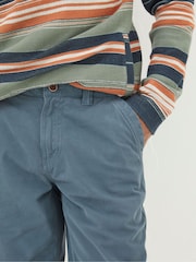 FatFace Cove Blue Flat Front Shorts - Image 3 of 4