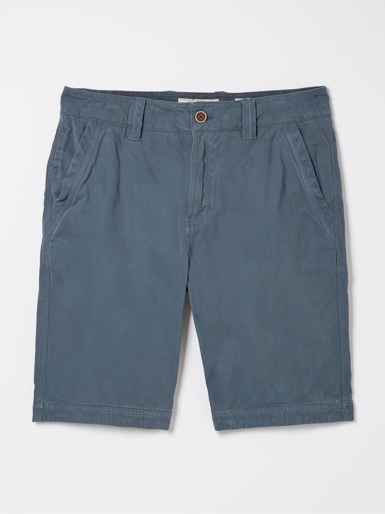 FatFace Cove Blue Flat Front Shorts - Image 4 of 4