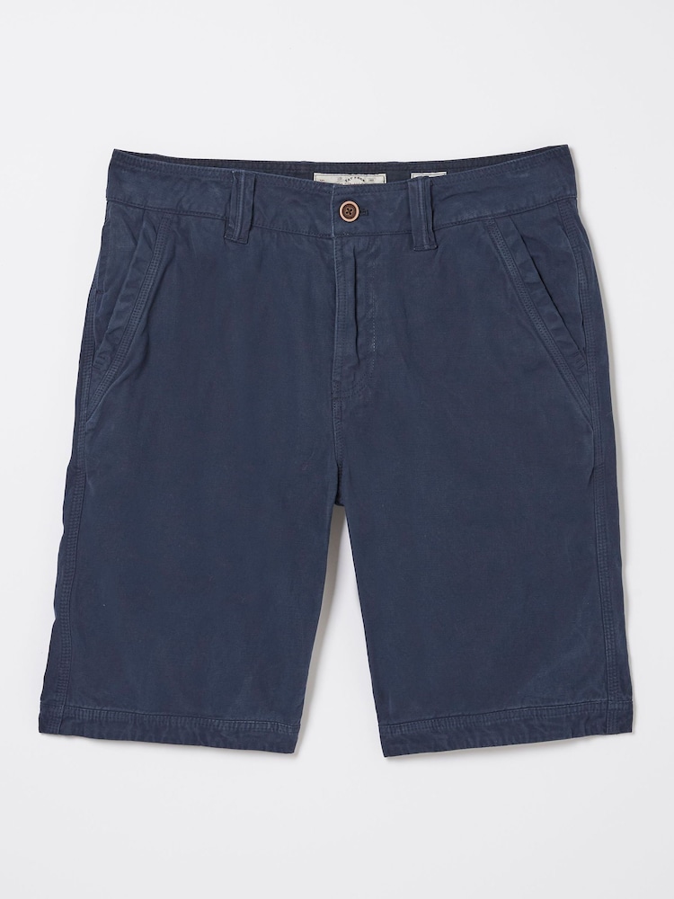 FatFace Cove Blue Flat Front Shorts - Image 4 of 4