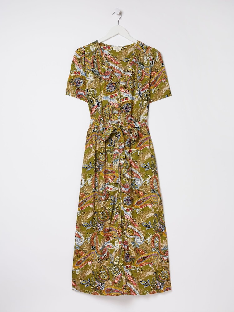 FatFace Paisley Midi Tea Dress - Bild 6 von 6