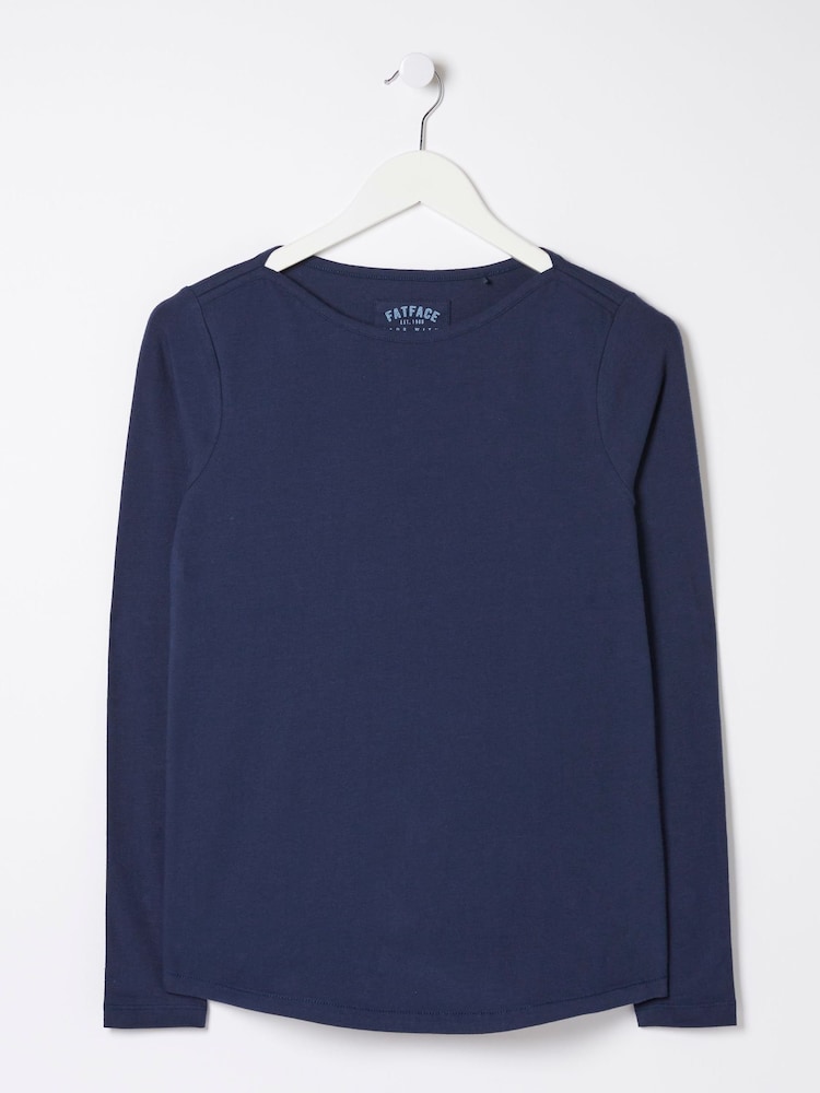 FatFace Bree Blue T-Shirt - Image 4 of 4