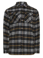 BadRhino Big & Tall Black Premium Check Shacket - Image 2 of 3