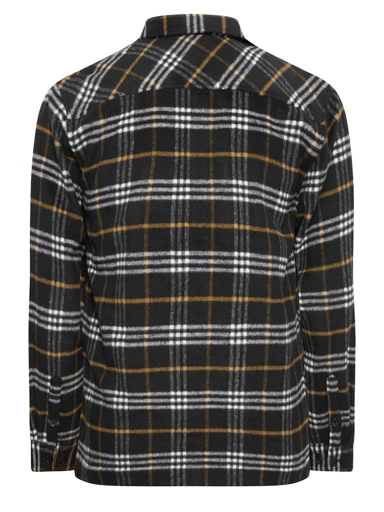 BadRhino Big & Tall Black Premium Check Shacket - Image 3 of 3