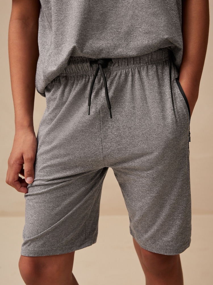 Grey Sports T-Shirt and Shorts Set (3-16yrs) - Image 4 of 4