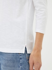 FatFace Porter White 100% Cotton T-Shirt - Image 5 of 6
