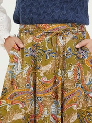 FatFace Amelie Green Prairie Paisley Midi Skirt - Image 5 of 6