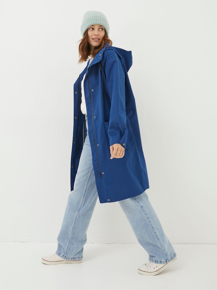 FatFace Blue Wren Waterproof Coat - Image 1 of 5