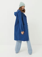 FatFace Blue Wren Waterproof Coat - Image 2 of 5
