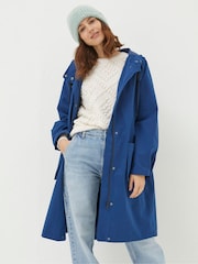 FatFace Blue Wren Waterproof Coat - Image 3 of 5