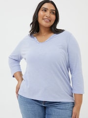 FatFace Light Blue Porter T-Shirt - Image 3 of 5