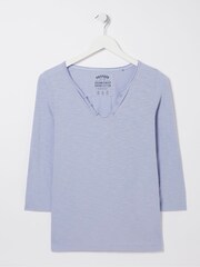 FatFace Light Blue Porter T-Shirt - Image 5 of 5