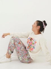 FatFace Lyme Multi Expressive Floral Trousers - Image 3 of 5