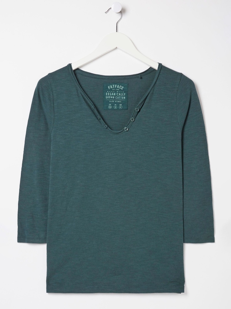 FatFace Green Porter T-Shirt - Image 5 of 5 FatFace Green Porter T-Shirt - Image 5 of 5