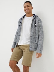 FatFace Cove Green Flat Front Shorts - Image 1 of 4