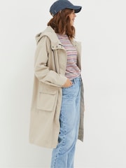 FatFace Natural Waterproof Coat - Image 1 of 4