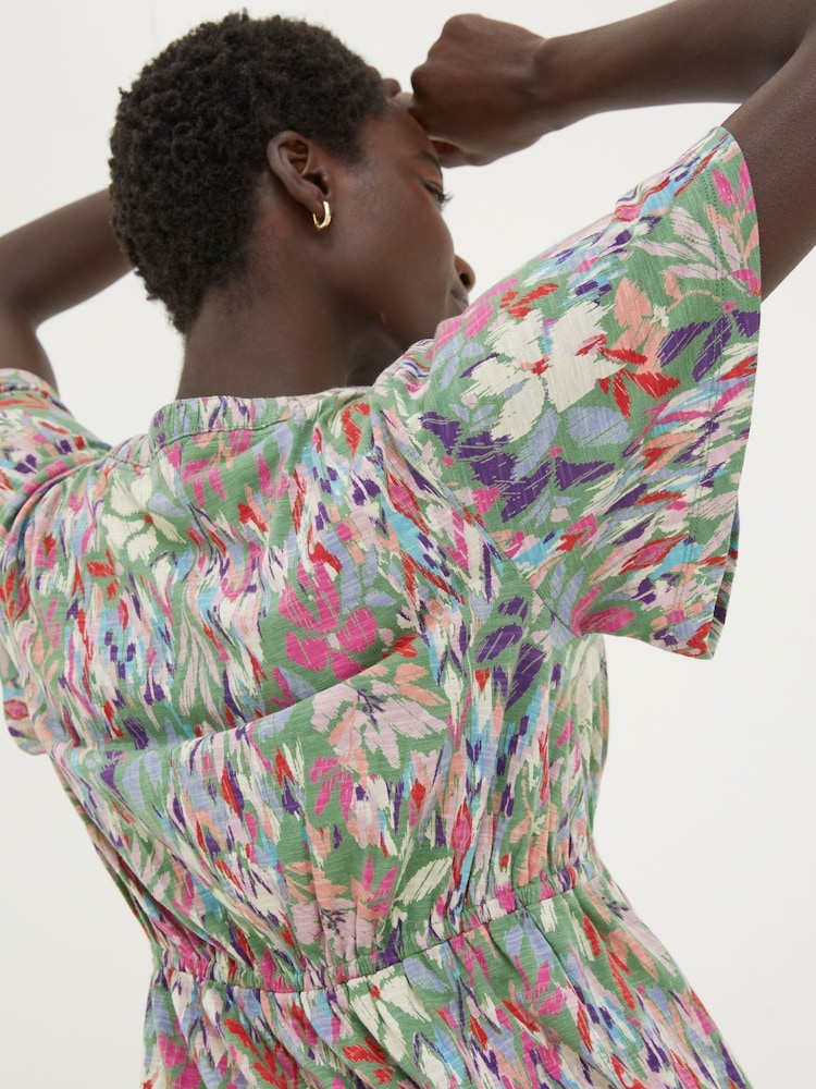 FatFace Frankie Multi Expressive Floral Top - Image 2 of 4