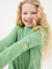 FatFace Green Flower Knot T-Shirt - Image 4 of 5