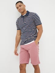 FatFace Cove Pink Flat Front Shorts - Image 4 of 7