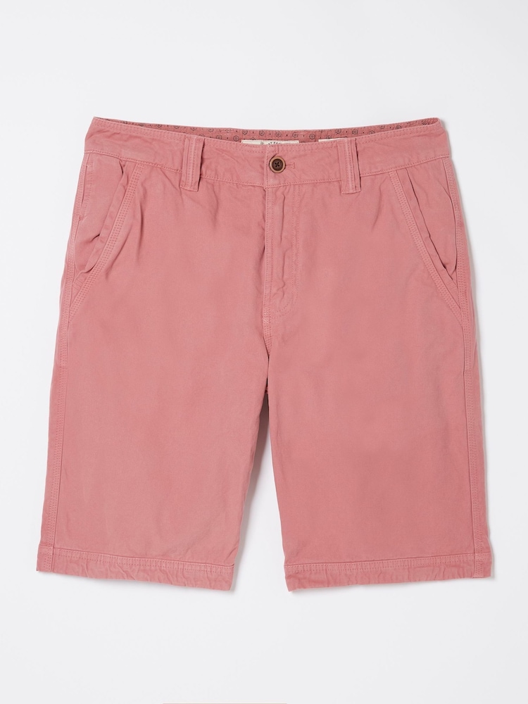 FatFace Cove Pink Flat Front Shorts - Image 7 of 7