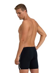 Arena Mens Performance Feather Mid Jammer Black Shorts - Image 2 of 6