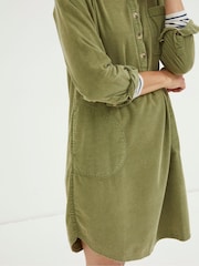 FatFace Green Micky Cord Tunic Dress - Image 4 of 6