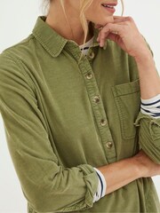 FatFace Green Micky Cord Tunic Dress - Image 5 of 6