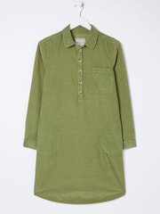 FatFace Green Micky Cord Tunic Dress - Image 6 of 6