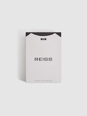 أزرق داكن/أبيض - حزمة من قطعتي تي شيرت Mikan بحافة رقبة مستديرة من Reiss - Image 6 of 6