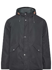 BadRhino Big & Tall Blue Long Parka Jacket - Image 3 of 4