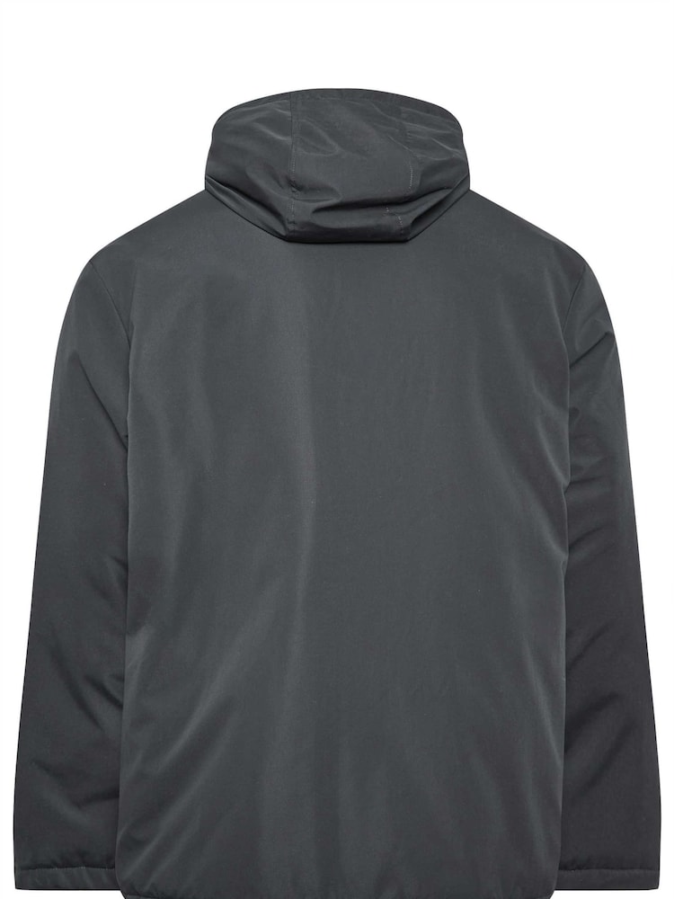 BadRhino Big & Tall Blue Long Parka Jacket - Image 4 of 4