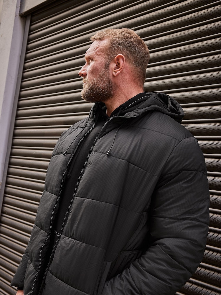 BadRhino Big & Tall Black Premium Padded Coat - Image 1 of 4