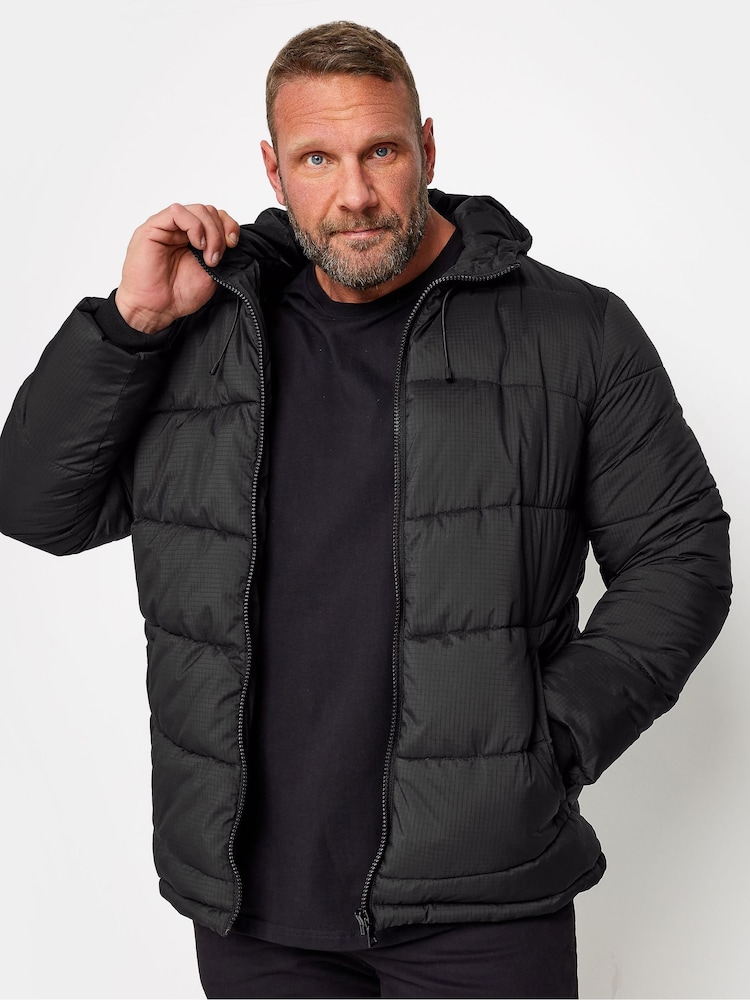 BadRhino Big & Tall Black Premium Padded Coat - Image 2 of 4
