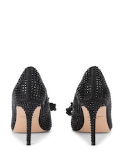 Kurt Geiger London Black Belgavia Crystal Bow DRC Black Shoes - Image 5 of 5
